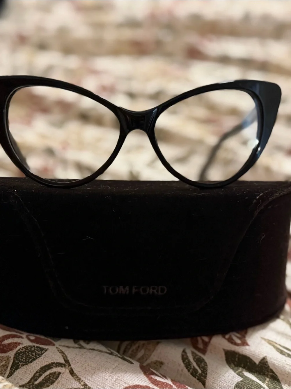 Tom Ford Black Cat-Eye Women's Glasses - Picture 2 of 6